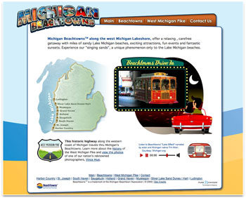 Michigan Beachtowns website