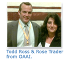 Todd Ross and Rose Trader from Outdoor Advertising Association of Illinois
